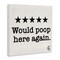 Stupell Industries Bathroom Rating Five Stars Canvas Wall Art